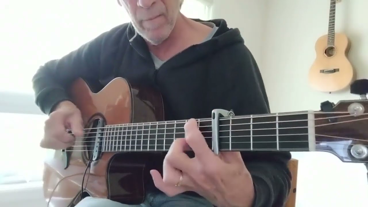 Jock O'Hazeldean fingerstyle guitar played in low C tuning (CGDGAD)