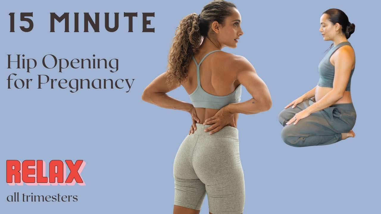 Yoga for Pregnancy - 15 Minutes (Hip Opening) | Shona Vertue | All trimesters