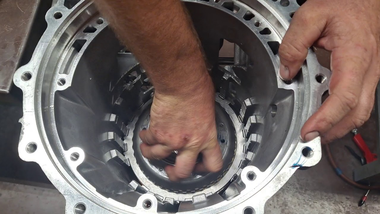 AT223 transmission and drive train lab AB60E teardown and reassembly lab demo
