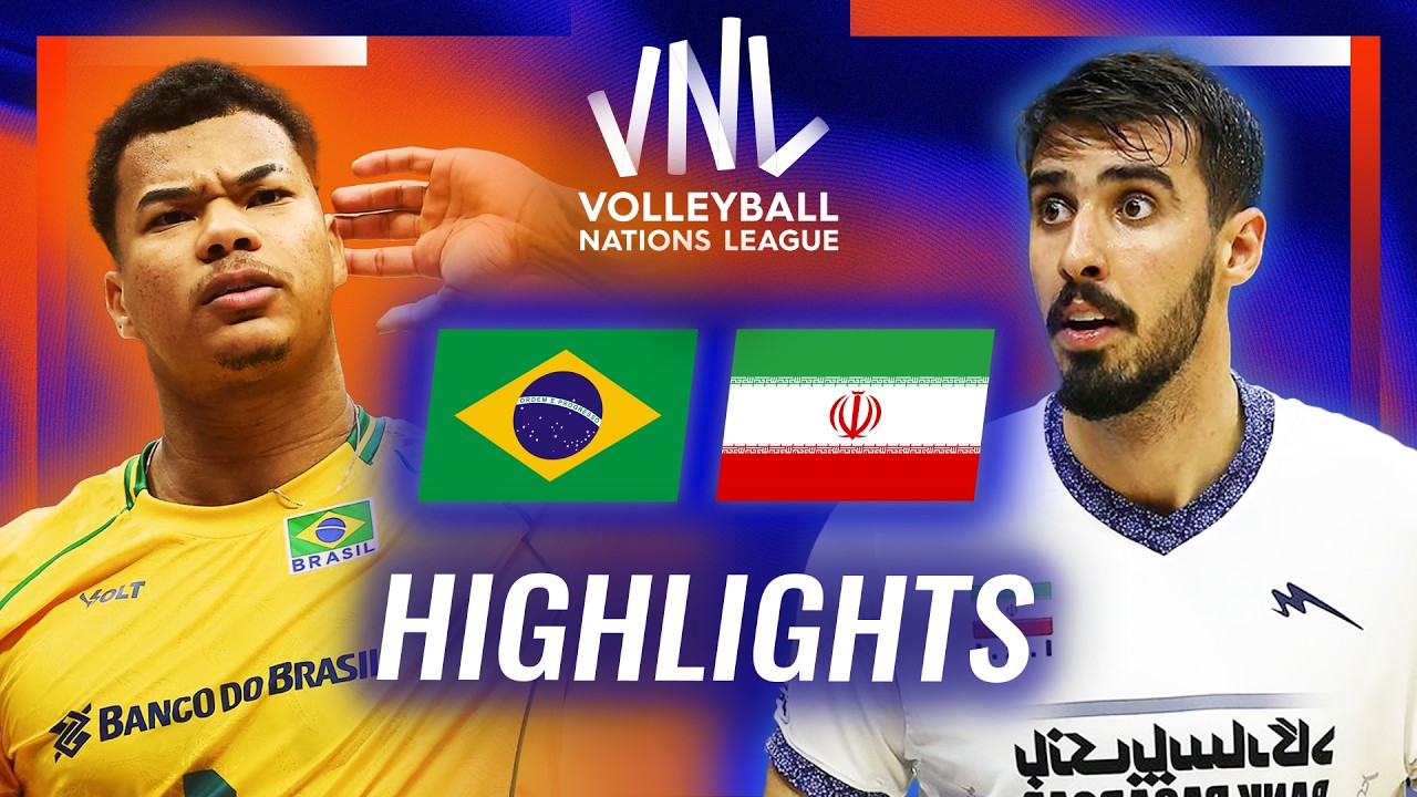 Brazil 🇧🇷 vs. Iran 🇮🇷 - Highlights | Week 1 | Men's VNL 2026