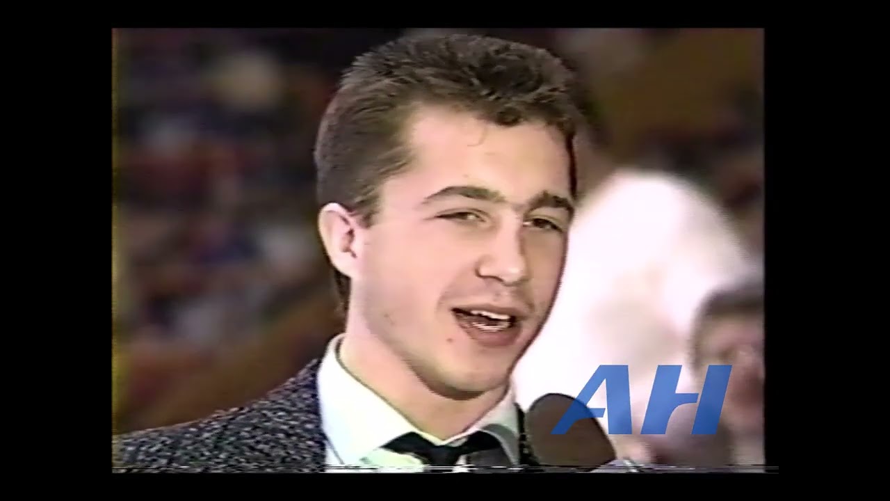 NHL Dec. 21, 1989 Shane Churla interview Boston Bruins Minnesota North Stars