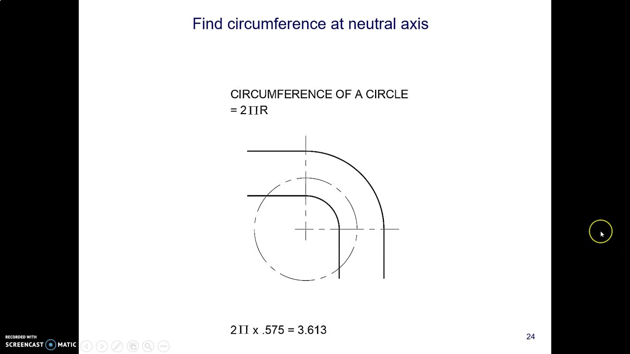 MDes14a bend allowance calculation