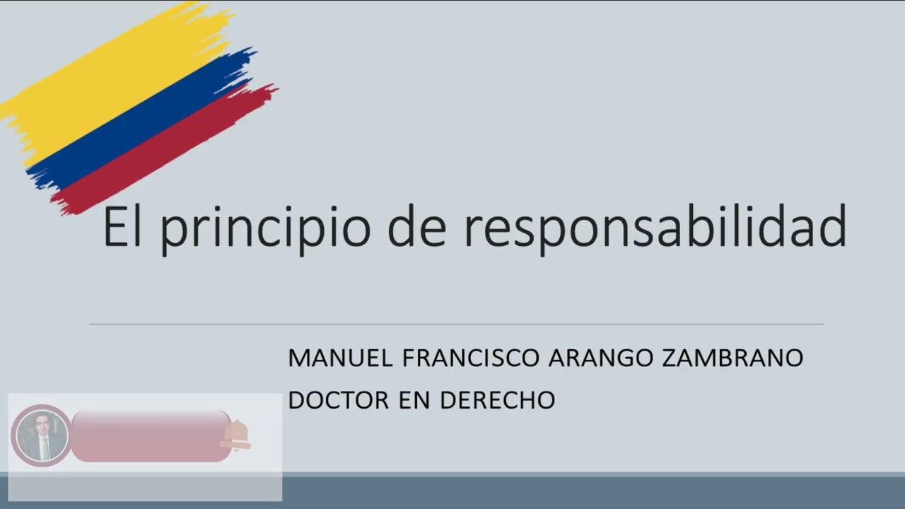 El principio de responsabilidad