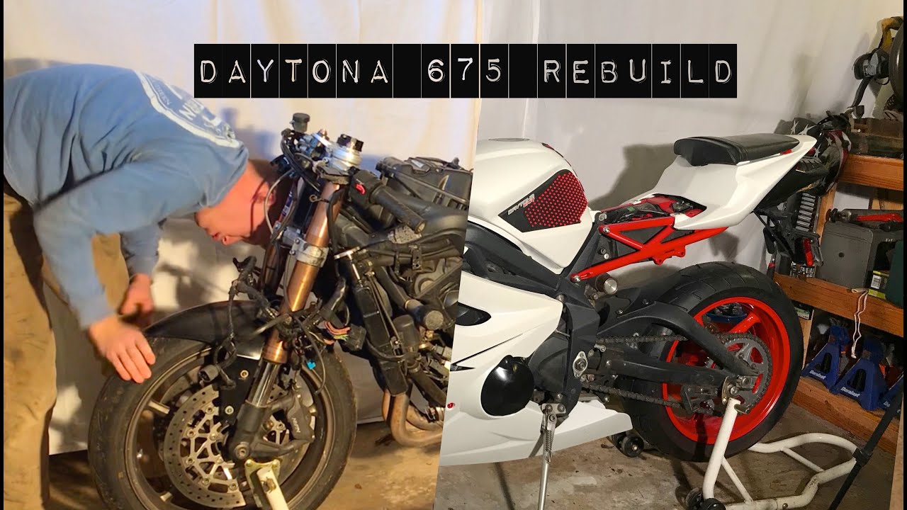 Daytona 675 Wrecked Bike Rebuild (Ducati Edition)