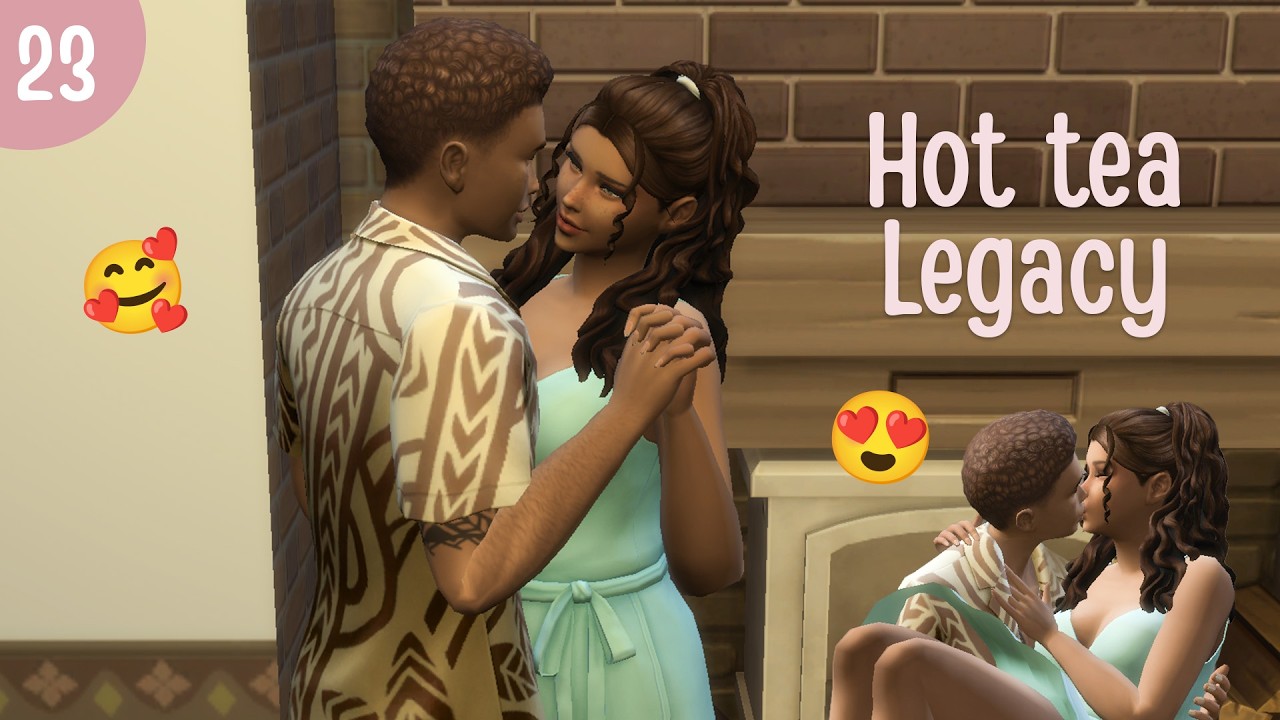 Terug naar haar EERSTE LIEFDE 👀❤️ Sims 4: Hot Tea Legacy🧋