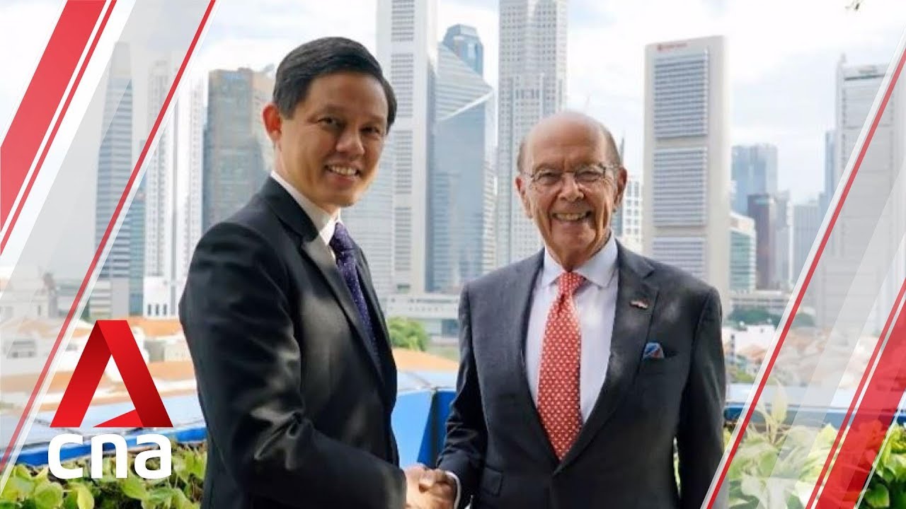 Trade and Industry Minister Chan Chun Sing meets US Secretary of Commerce Wilbur Ross