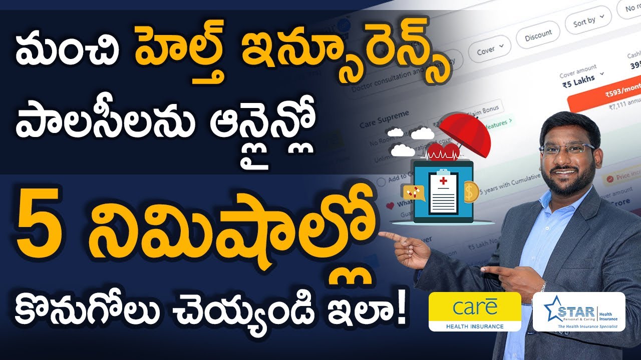 Health Insurance in Telugu - How to Buy Health Insurance Online? | Kowshik Maridi