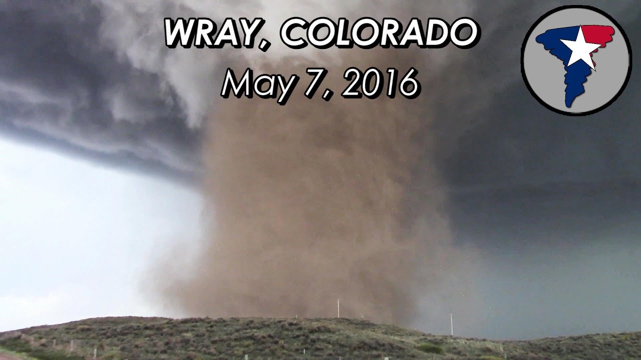 Highly Dramatic Tornado in Wray, Colorado (2016 - Trey Greenwood)