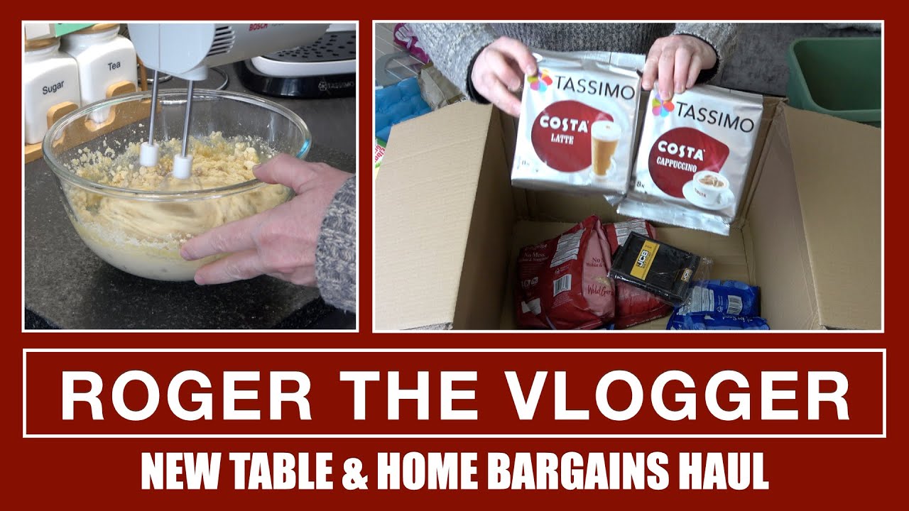 New Table, Baking a Cake And Home Bargains Haul