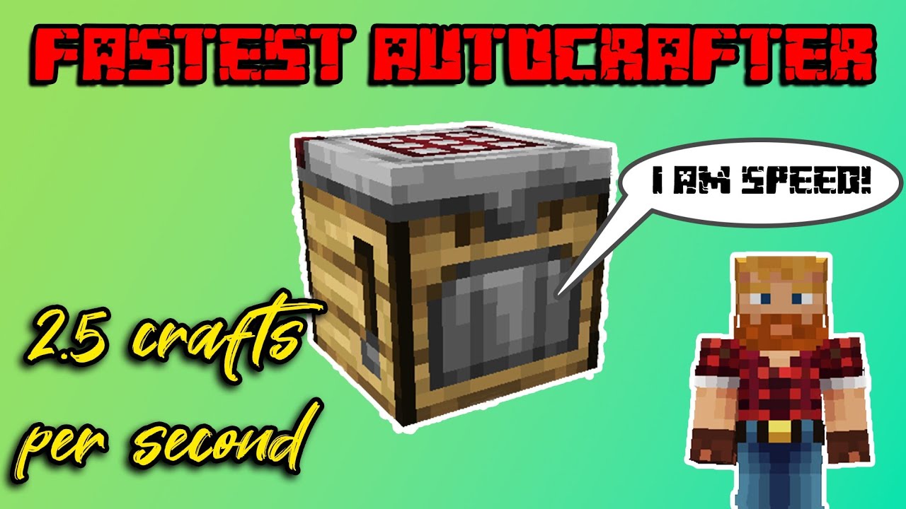 INSANELY Fast Dispenser Crafter | Minecraft 1.21 Snapshot