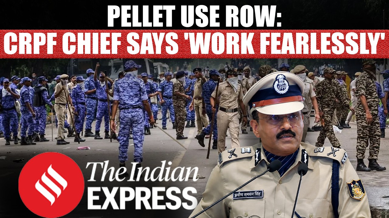 Amid Row Over Pellet Use, CRPF Chief&rsquo;s &lsquo;Work Fearlessly&rsquo; Message To Troops | CJP Protest