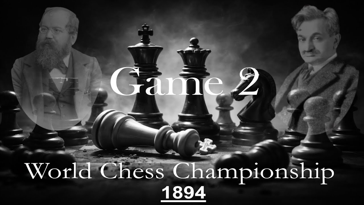 Chess WCC 1894 Steinitz W. vs. Lasker E., Game 2