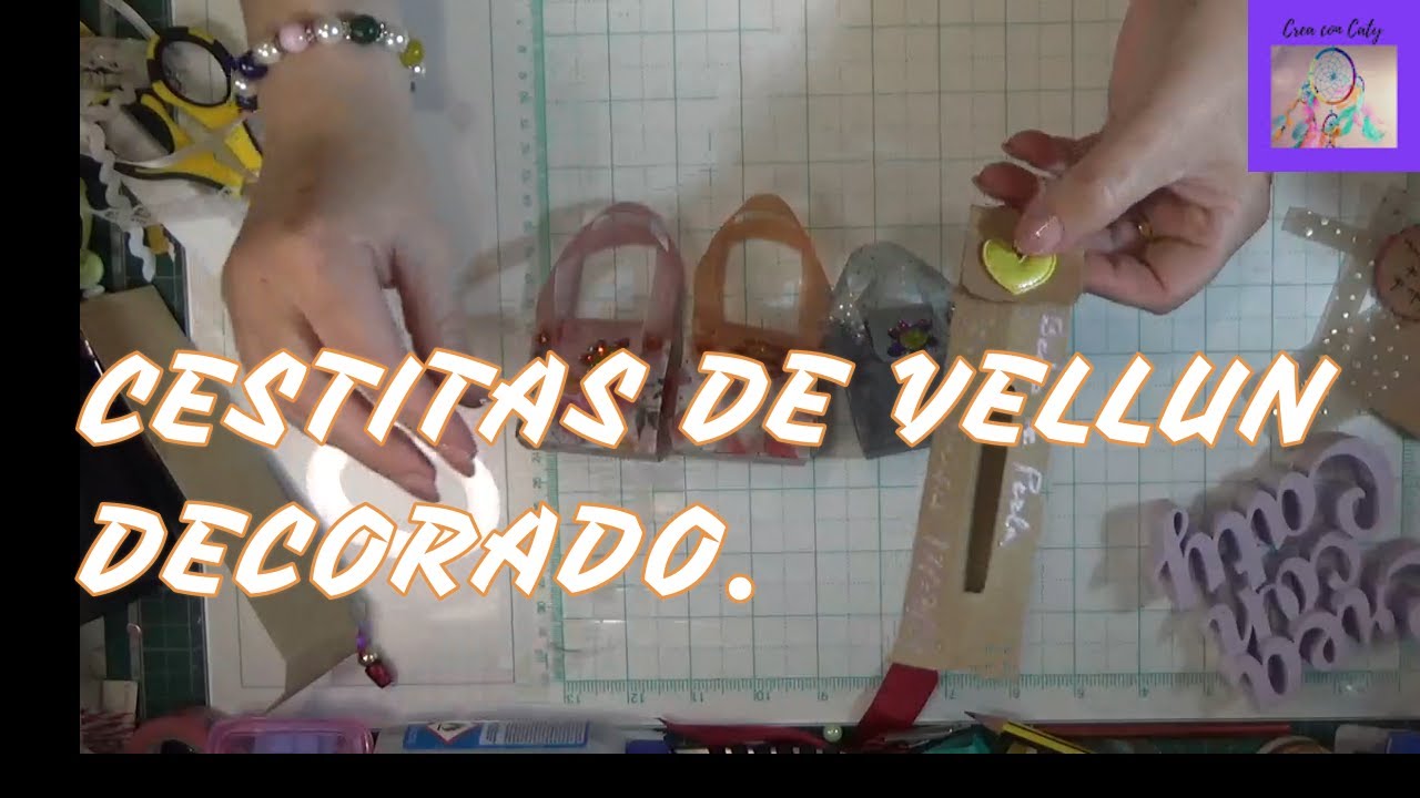 CESTITAS DE VELLUN  DECORADO ( TUTO) @ladycraftweb