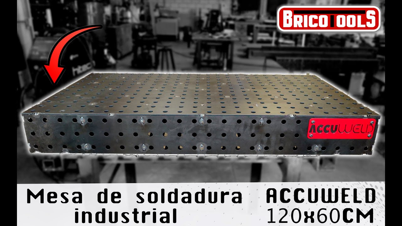 Arma tu Mesa de Soldadura Industrial (ACCUWELD 120X60CM) || Bricotools