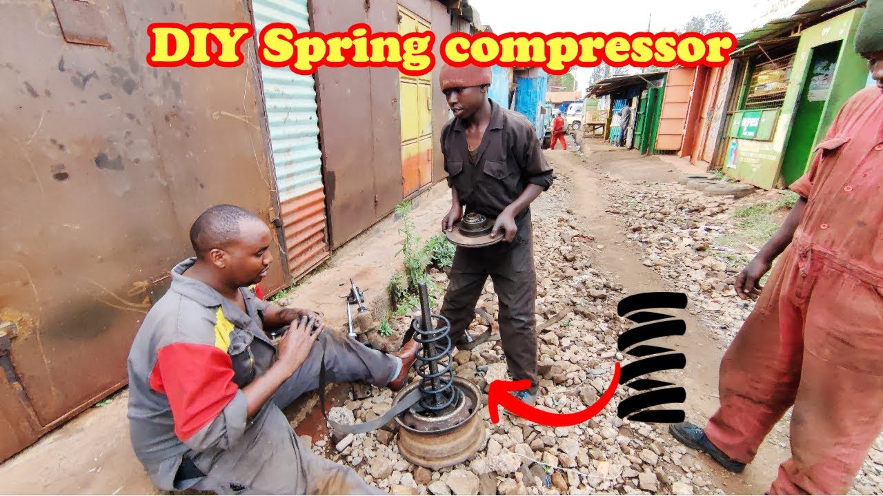 DIY homemade  Spring compressor