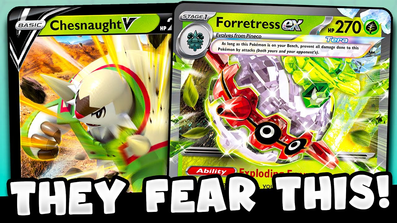Chenaught V Does SERIOUS DAMAGE When Turbo Charged by Forretress ex!