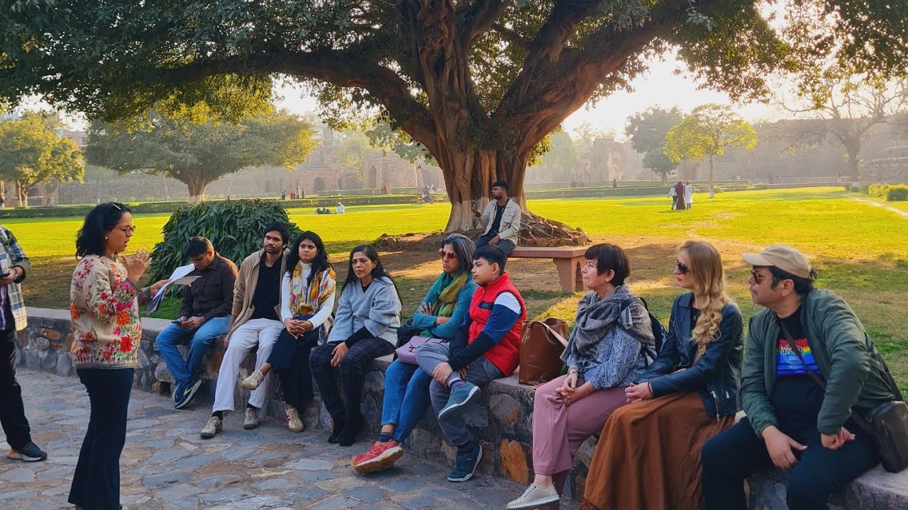 Djinns of Ferozshah Kotla heritage walk . #heritagewalk  #darwesh_taleweavers #djinns 