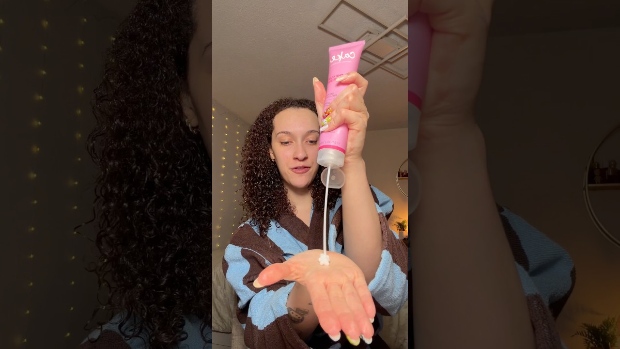 MY UPDATED CURLY HAIR ROUTINE!! (3c curls)💗 #curlyhair #hairtutorial