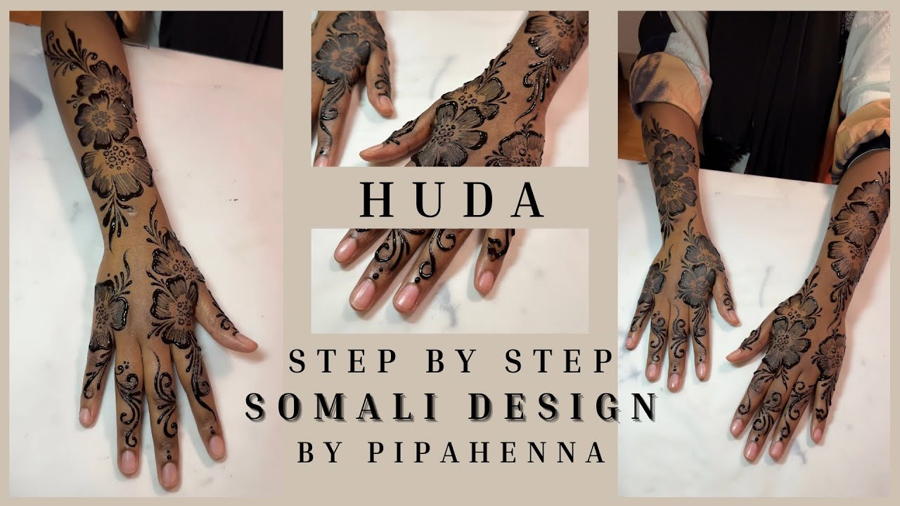 Huda - Somali Henna Design Tutorial