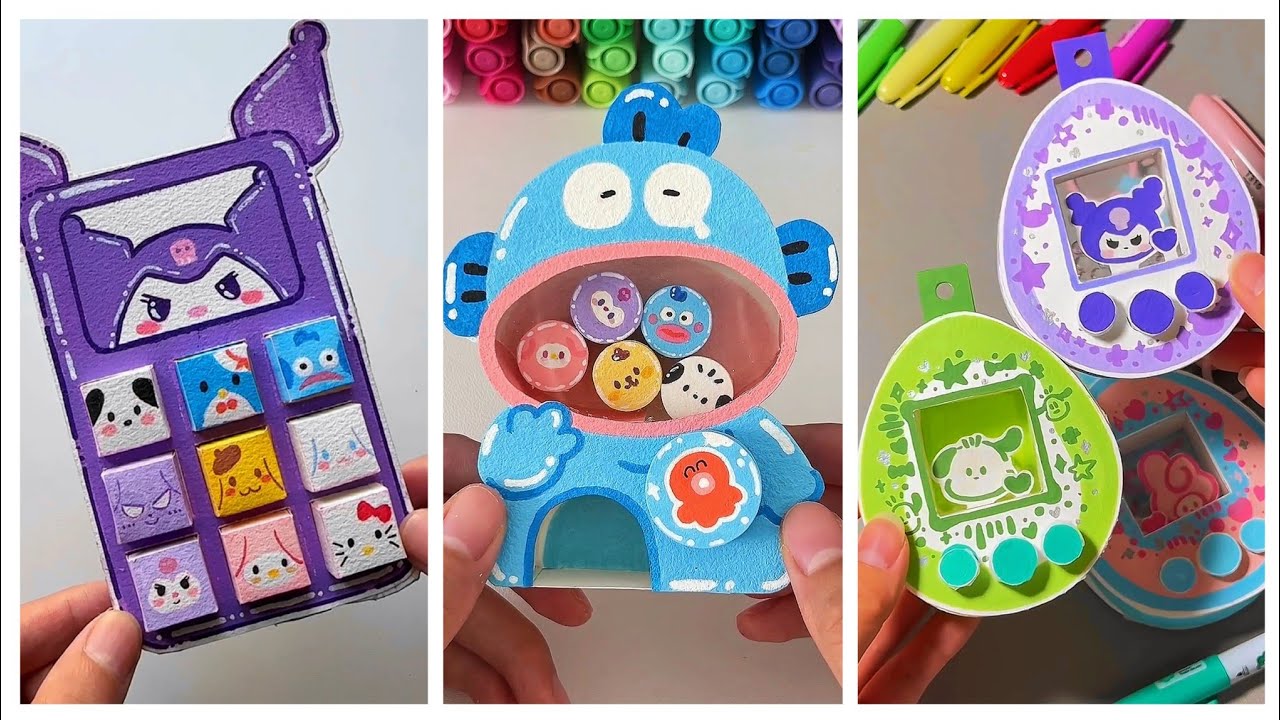 Sanrio paper craft ideas💜Easy Paper Crafts DIY ideas💜