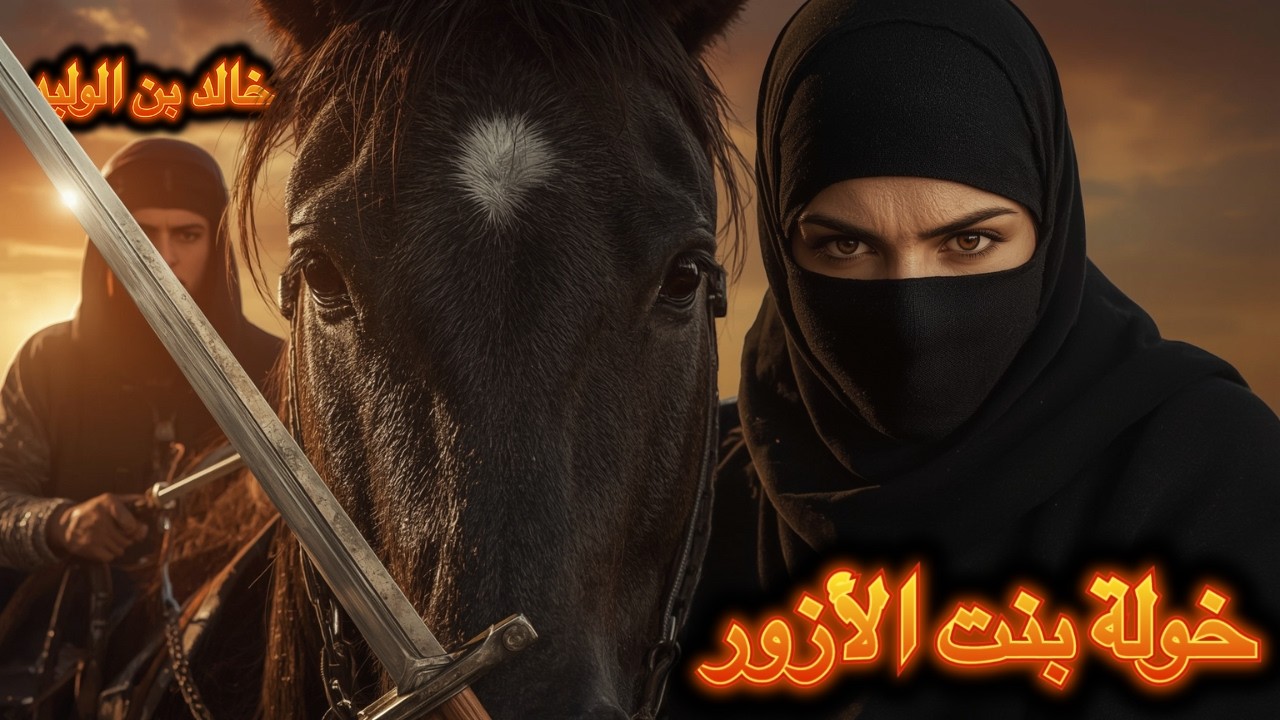 المحاربة التي هزت قلب خالد بن الوليد | خولة بنت الأزور في معركة لا تُنسى!