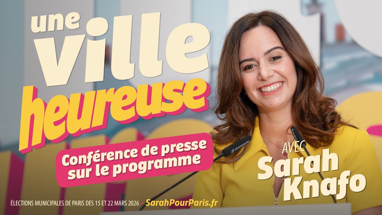 Sarah Knafo : Mon programme pour faire de Paris une ville heureuse !
