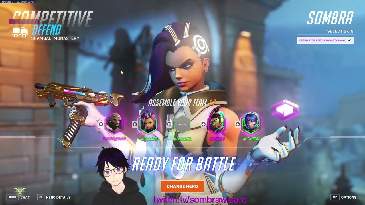1000+ Hours of Sombra! SombraWizard SHOWS HIS INSANE SOMBRA OVERWATCH 2 GAMEPLAY SEASON 12
