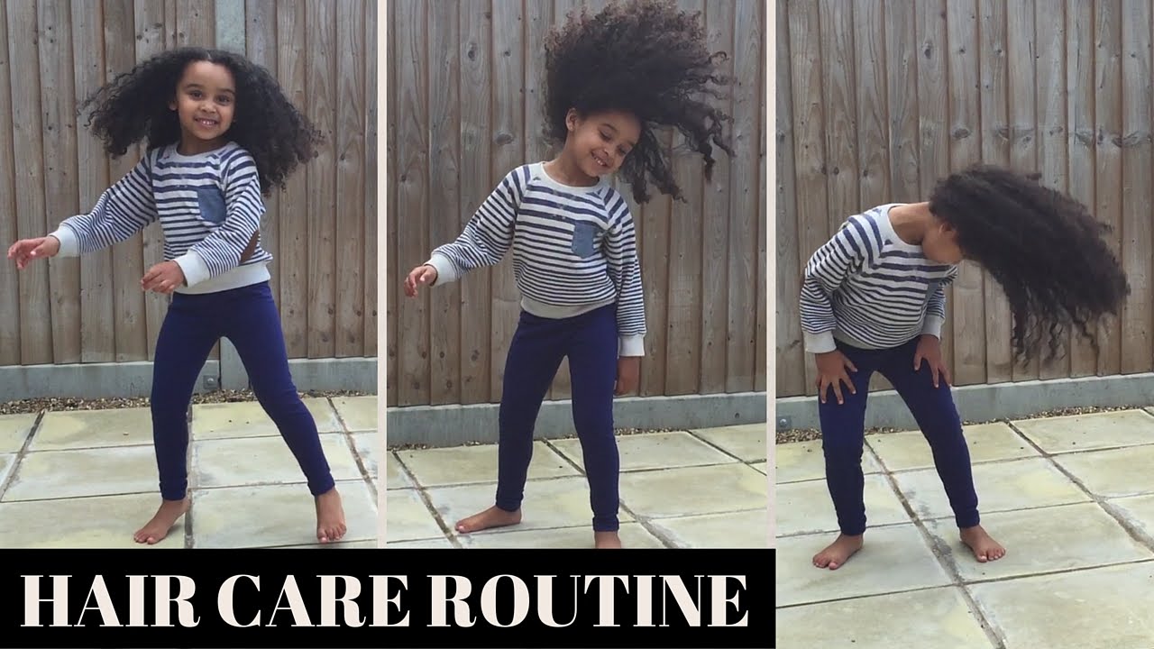 Kids Hair Tutorial - Daily Hair Routine - Natural Hair - Curly Hair Care - MIXED RACE HAIR - Curly😍