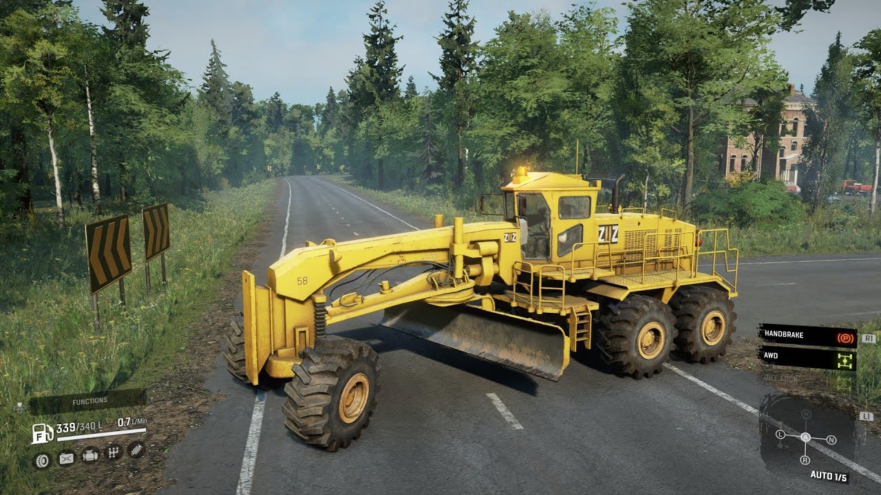 New SnowRunner 4k gameplay new trucks in snow runner - big trucks off road #new 
