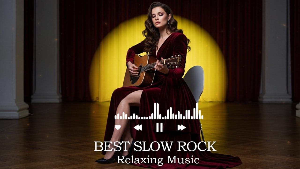 Golden Hour Slow Rock Love Song | Soothing Vocals for Relaxing Moments