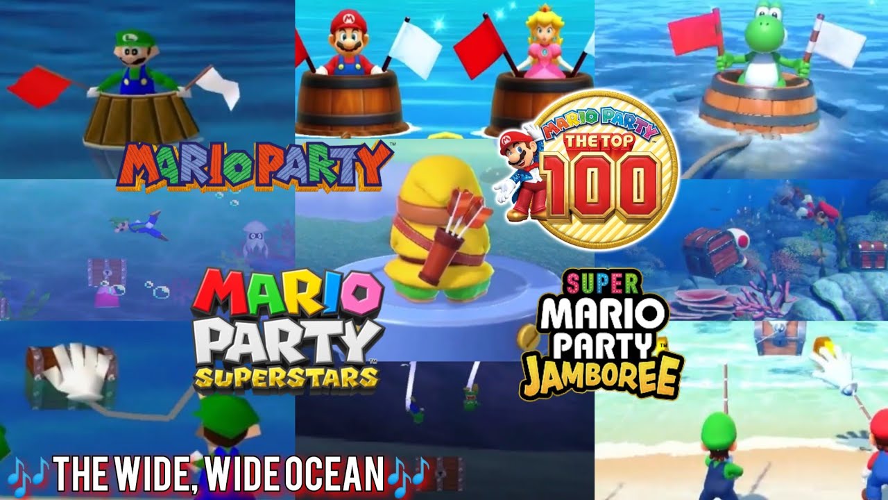 Mario Party, Top 100, Superstars & Jamboree "The Wide, Wide Ocean" Minigames