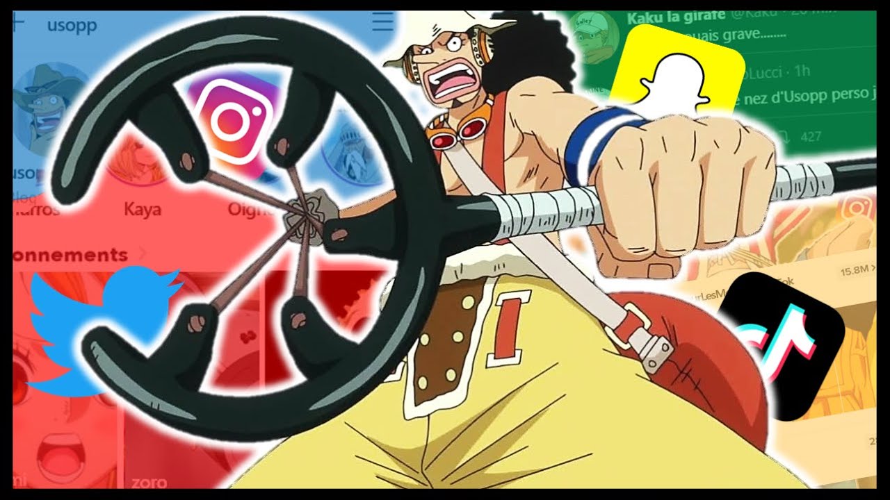 Si Usopp était sur les réseaux sociaux (Instagram, Tik Tok, Twitter...) (One Piece)