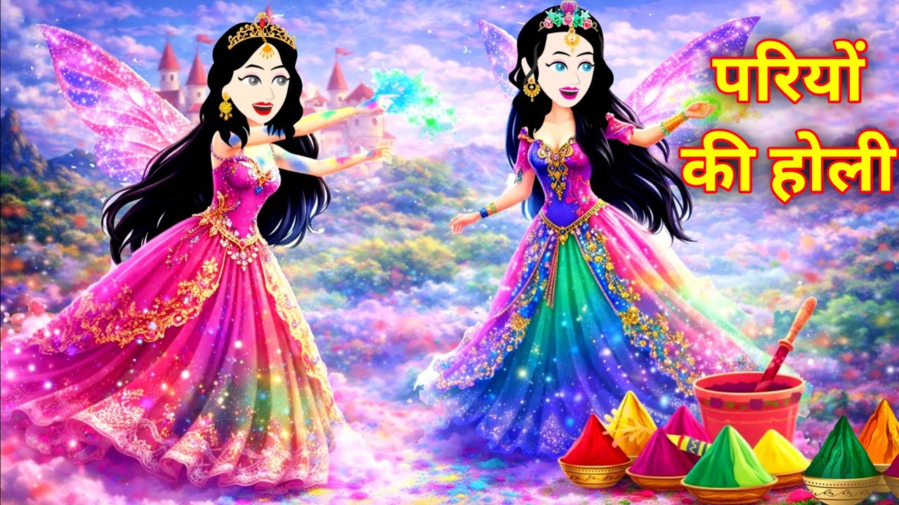 परियों की जादुई होली | Pariyon Ki Holi | Hindi Kahani | Fairy Stories | Hindi Moral Stories