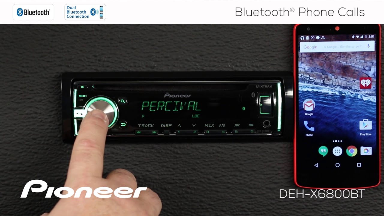 How To - DEH-X6800BT - Bluetooth Phone Calls