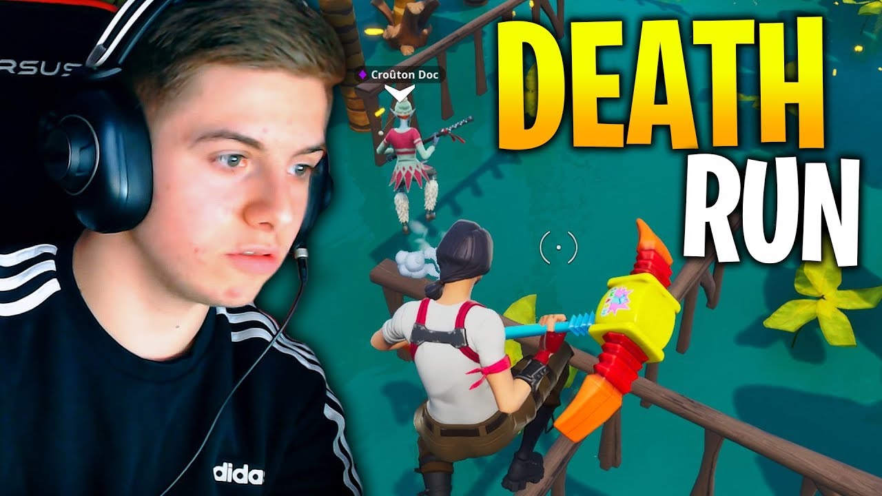 JE ME FAIS VOLER LA VICTOIRE A QUELQUES SECONDES SUR CE DEATHRUN FORTNITE !!!