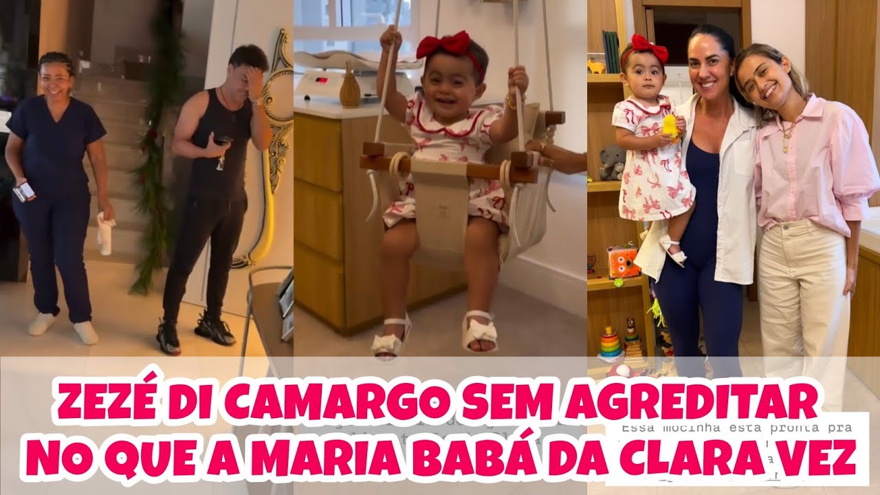 HOJE FOI DIA DE AJUSTAR A ALIMENTAÇÃO DA CLARA PARA A VIAGEM A NEVE #zezédicamargo #gracielelacerda