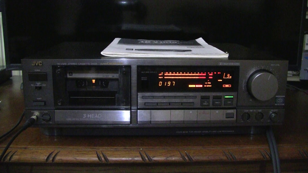 JVC TD-V 1010 test recording on TDK AD-X
