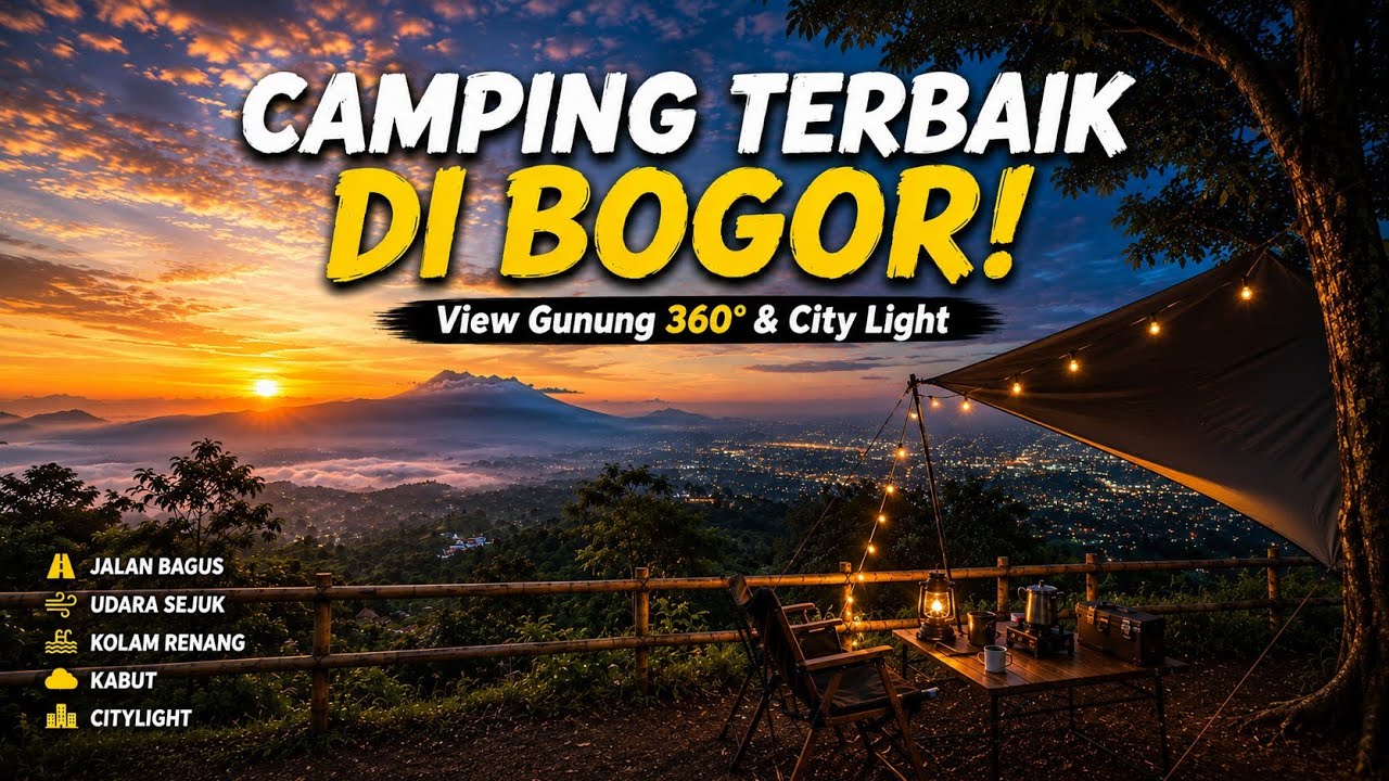CAMPING SERU PERTAMA DI GAJOG HILL CAMP | Gak Nyangka Camping Sendiri | Camping Ground di Bogor
