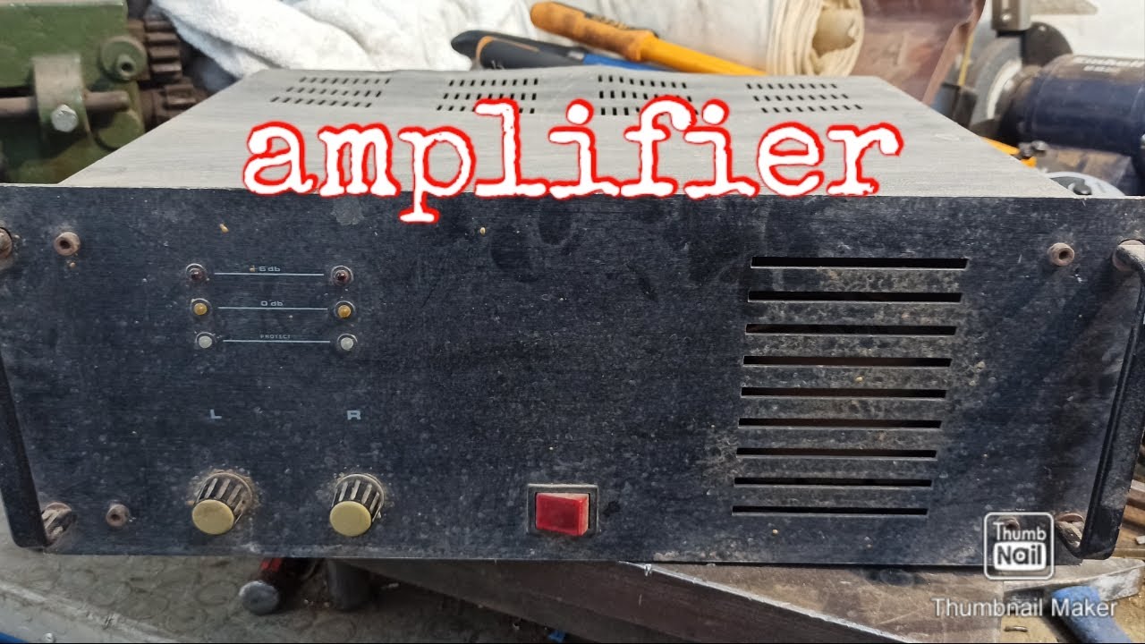 Scrapping an old Amplifier for Copper &Aluminum