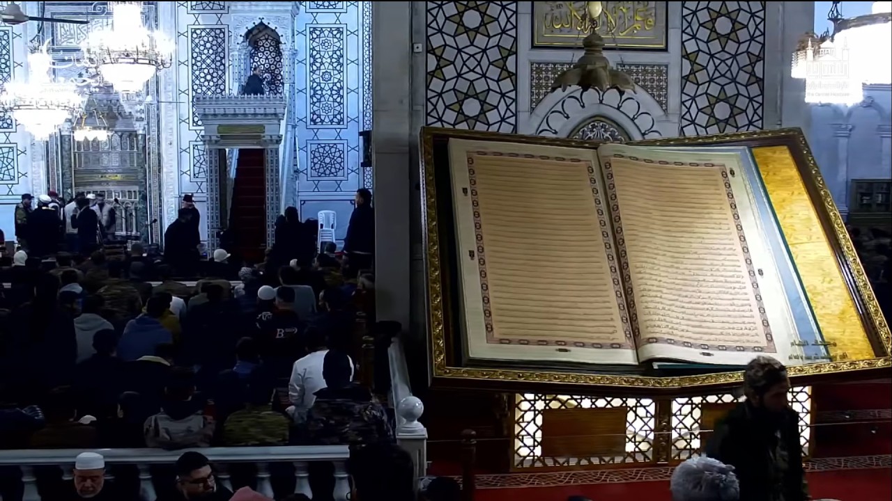 تتابعون الآن l تغطية مباشرة  لصلاة عيد الفطر المبارك - مسجد بني أمية الكبير بدمشق