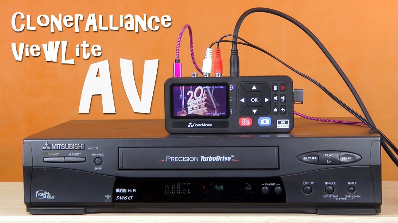 ClonerAlliance ViewLite AV video converter REVIEW | Digitize your tapes or make a tapeless build