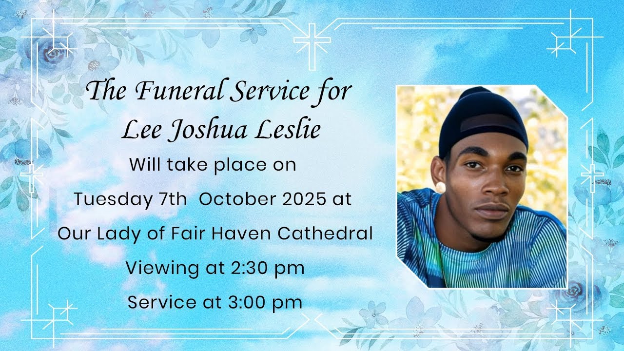 The Funeral Service for Lee Joshua Leslie