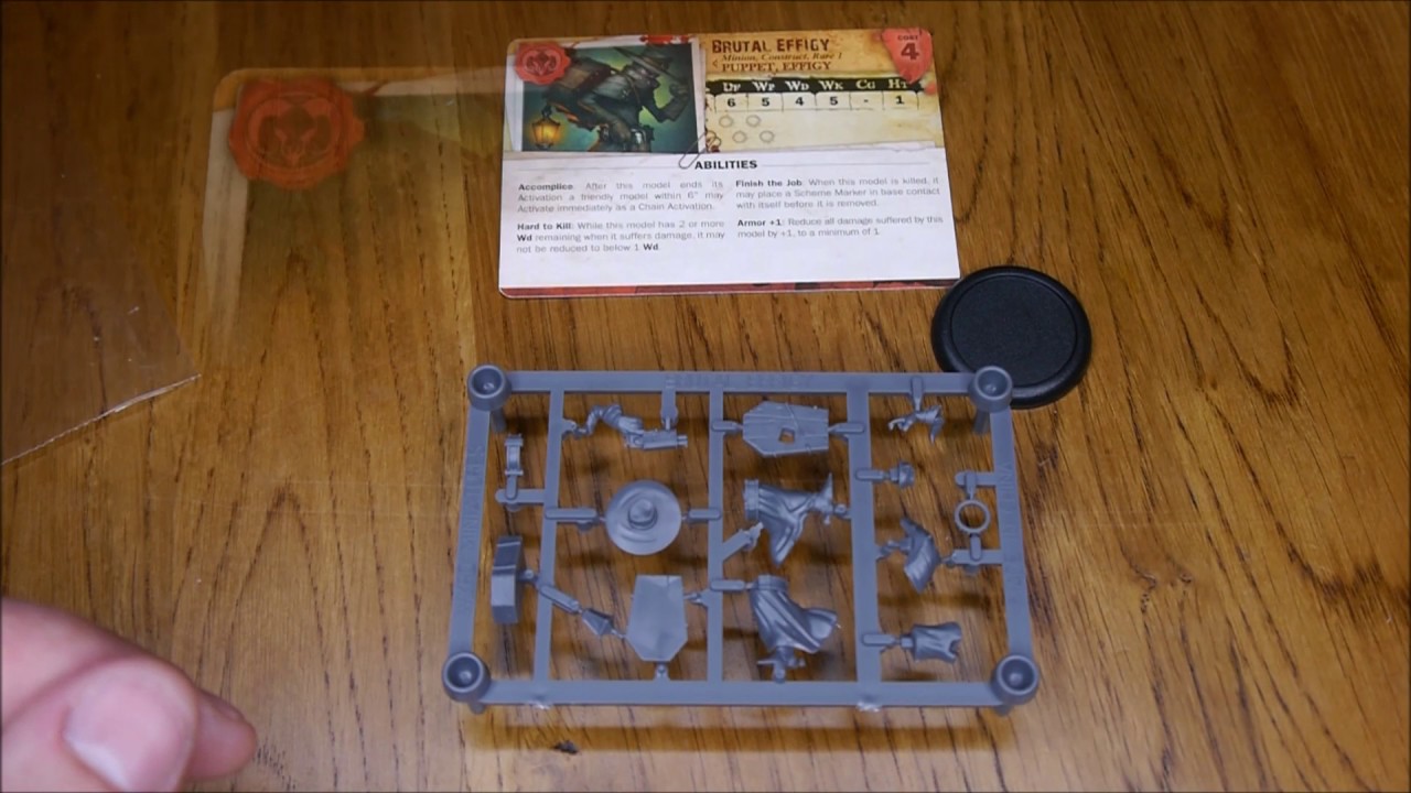 Unboxing of the Brutal Effigy from Malifaux
