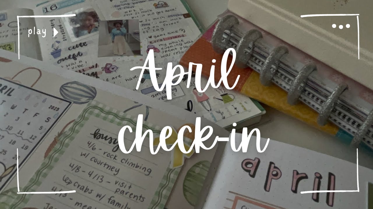 April Planner and Journal Check-In | A5 Take a Note | Sterling Ink (N1) | and many more journals…😅