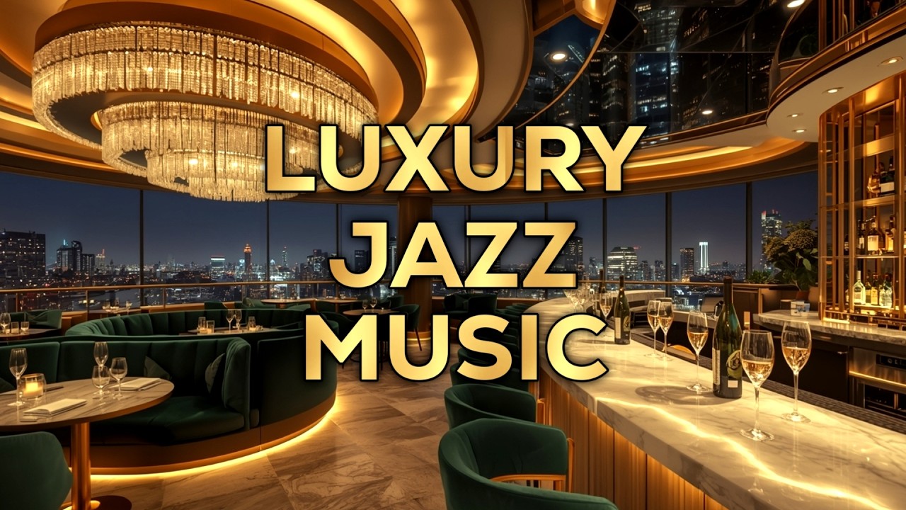 Luxury Restaurant Jazz Music Ambience – Classy Fine Dining Night Atmosphere
