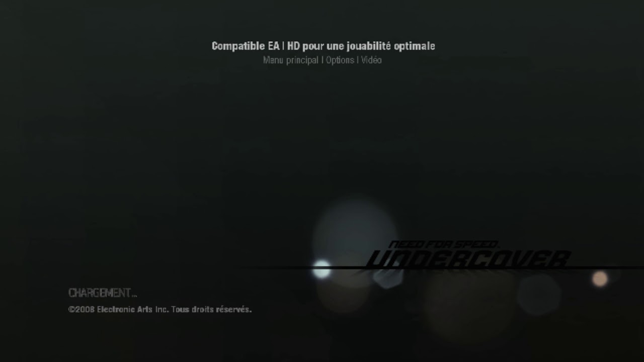 Need for Speed Undercover Freeze after chosing the save