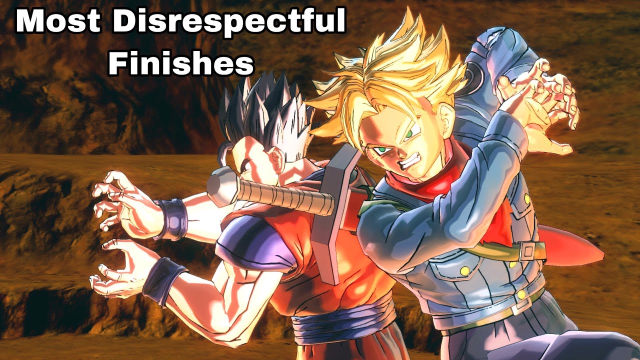 MOST Disrespectful Finishes In Dragon Ball Xenoverse 2! Hybrid Saiyan Themed