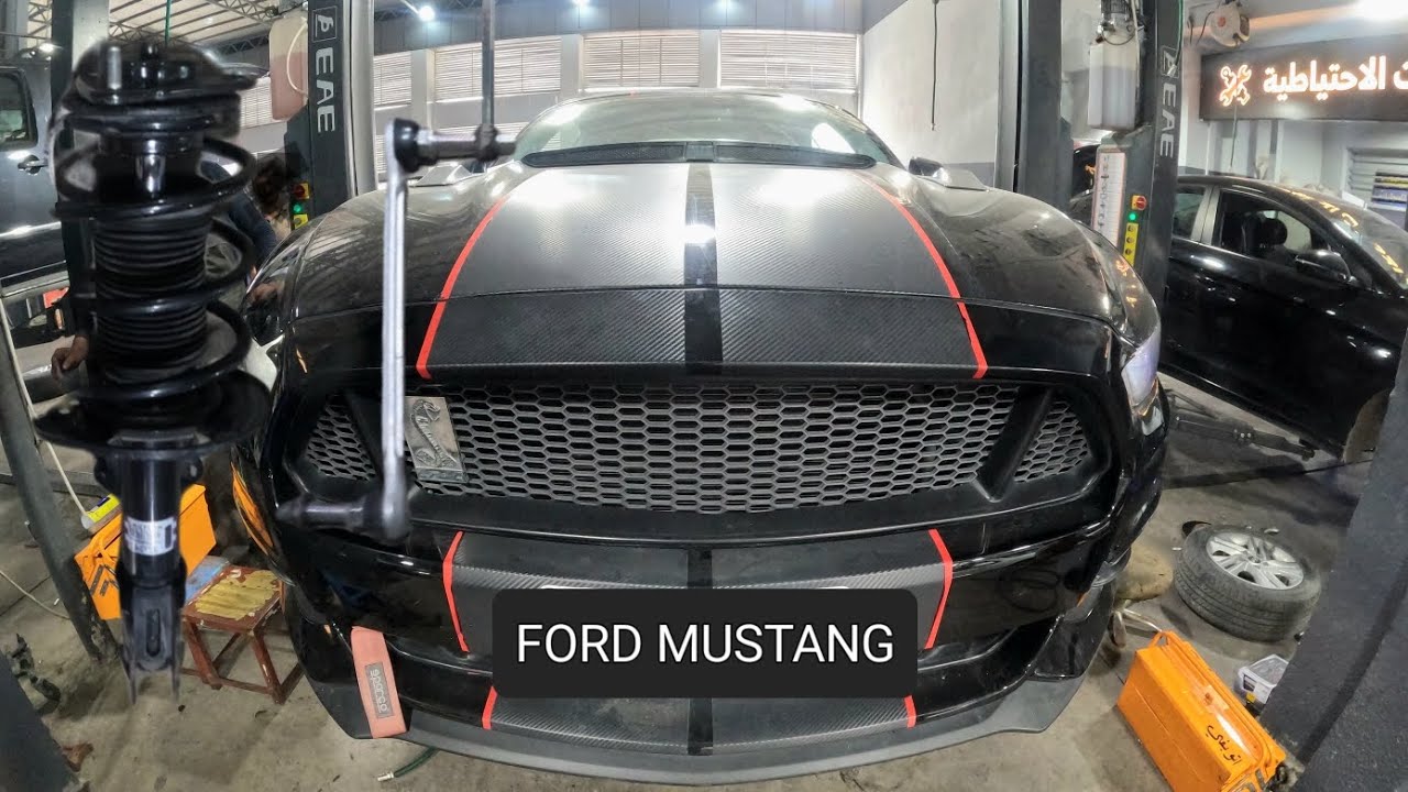 полная замена стоек - ссылка на стабилизатор... форд мустанг .. ford mustang #подвеска #ходовая