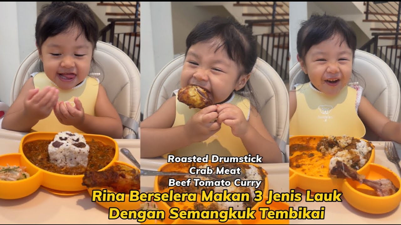 Rina Berselera Habiskan 3 Jenis Lauk + Semangkuk Tembikai