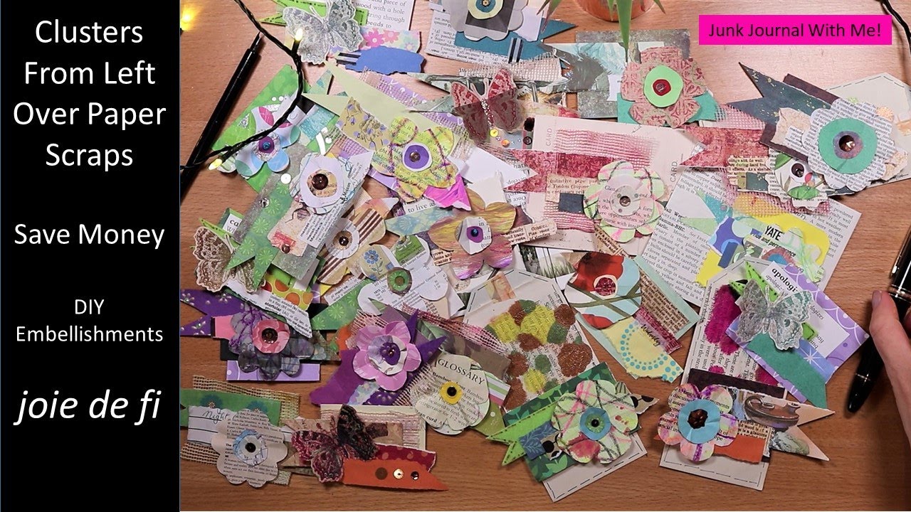 Гроздья из остатков бумаги | Экономьте деньги | Украшения своими руками